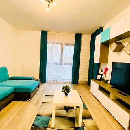 Ferienwohnung Blue Plaza Studio Bukarest Exterior foto