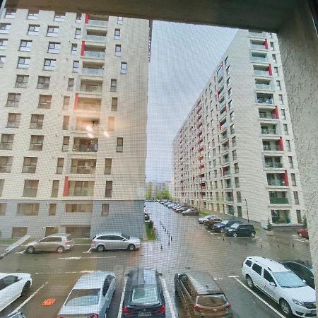Ferienwohnung Blue Plaza Studio Bukarest Exterior foto